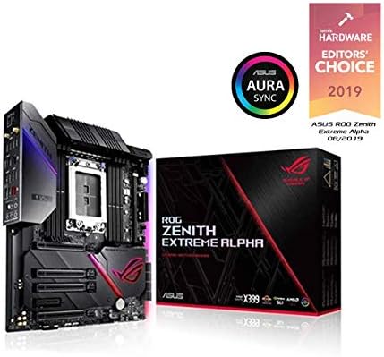 Asus rog Zenith Extreme Alpha X399 HEDT GAMING לוח האם AMD THERTRIPPER 2 EATX DDR4 M.2 10G LAN USB 3.1 GEN2