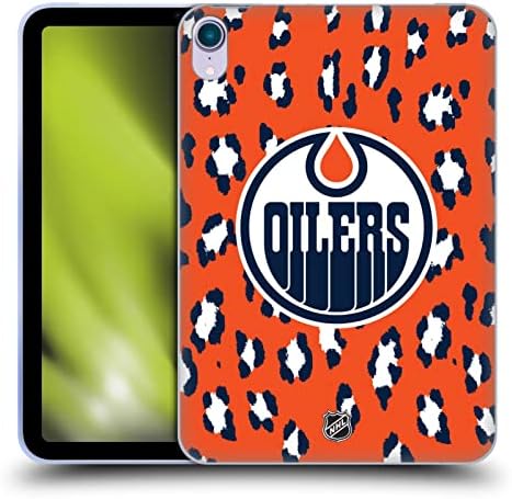 עיצובים של תיק ראש מורשה רשמית NHL נמר פטן אדמונטון אוילרס מארז ג'ל רך תואם ל- Apple iPad Mini
