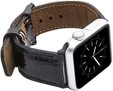להקות עור של טוסקנה תואמות את Apple Watch 49 ממ 45 ממ 44 ממ 42 ממ להקה, רצועת החלפה IWatch לסדרה 1, 2, 3,