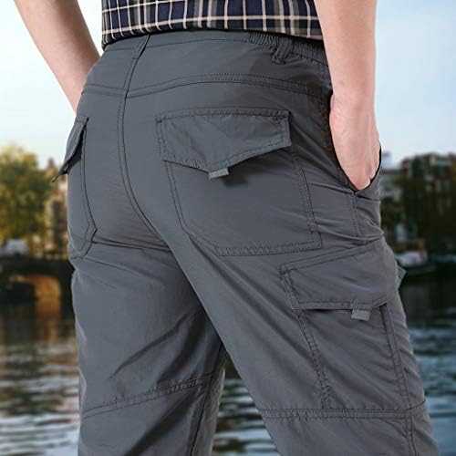 מכנסיים מזדמנים של SSDXY לגברים מכנסיים מזדמנים קלים משקל קלים מטיילים יבש מהיר המנהלים מכנסי מכנסי ספורט חיצוניים