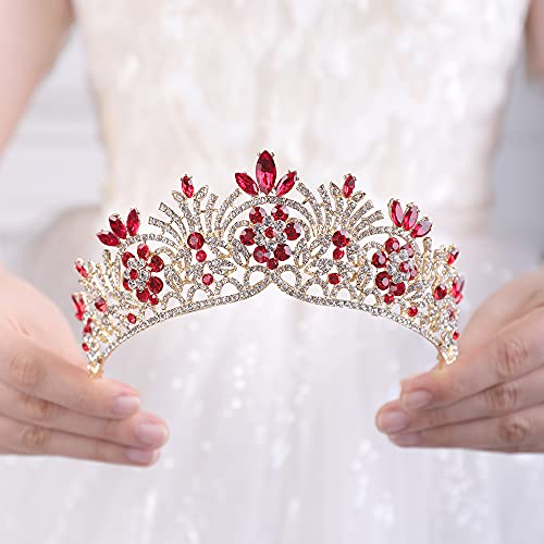 יהלומים מלאכותיים קריסטל נסיכת כלה חתונה נזר כתר לנשים