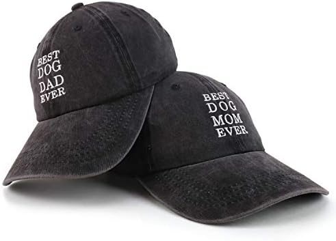 חנות הלבשה אופנתית הכי טוב אמא ואבא אי פעם פיגמנט צבועים זוג 2 סט כובע מחשב - שחור שחור