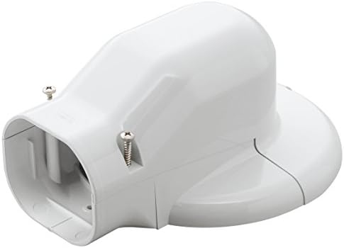 Inaba Denko LDWM-70-W אינסטלציה כיסוי קוסמטי, לכובעי מזגן פינת קיר, הסרת קיר, לבן