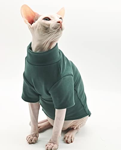 Duomasumi Sphynx בגדי חתול חוממים עצמיים תחתונים תרמיים חמים בגדי חתול חסרי שיער לספינקס, דבון,