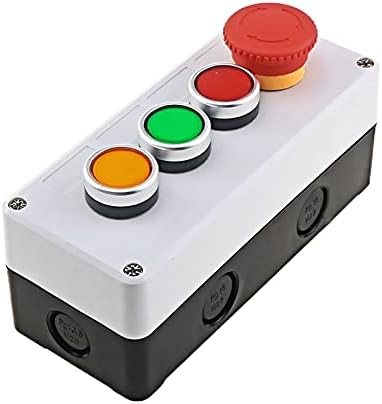 כפתור כפתור AXTI מתג בקרה כפתור התחלה עצמית כפתור עצמי קופסה עמיד למים מתג עצירה חירום תעשייתית חשמלית
