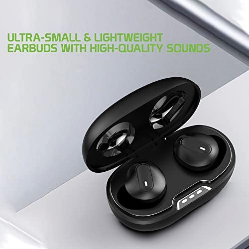 אוזניות Bluetooth אלחוטיות אלחוטיות התואמות ל- Sony G3223 עם מארז חבילת טעינה מורחבת באוזניות באוזן.