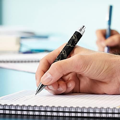 עט כדורים מעופף עט עט עט נשלף נקודת כדור 0.5 ממ עטים דיו כחול כתיבה חלקה עבור ציוד שולחן משרדי