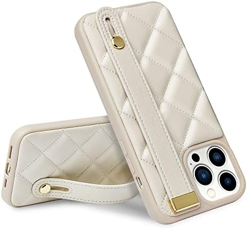ZVE iPhone 14 Pro Max Kickstand Case Cover Cover Spolded, מארז אטום הלם עם עמדת לנשים כיסוי רצועה תואם