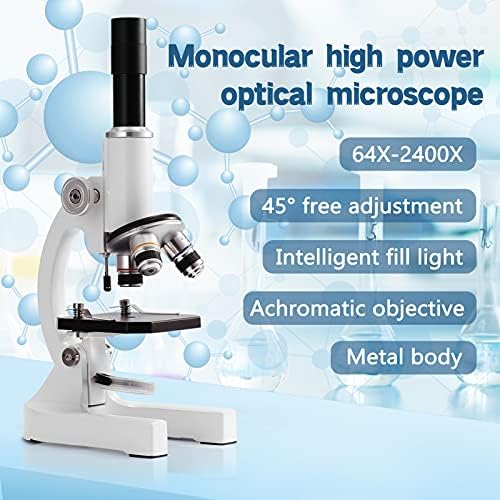 ממלזל 64-2400 מיקרוסקופ אופטי חד-עיני בית ספר יסודי מדע ביולוגיה ניסיונית הוראה מיקרוסקופ דיגיטלי