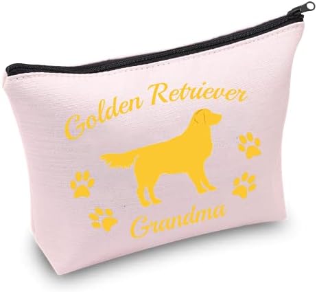 תיק איפור סבתא גולדן רטריבר מתנות מוזהב רטריבר למתנות סבתא כלבים מתנות חובב רטריבר זהב מתנות סבתא זהב