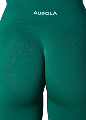 אורולה נשים של ספורט מכנסיים חלקה גבוהה מותן ריצה ספורטיבי כושר כושר יוגה אלסטי אימון 7.5 אופני מכנסיים קצרים