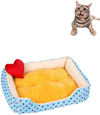 עצמי התחממות חתול מיטה-חורף קטיפה רך כלבים חתול מיטה עם כרית מחצלת 4 עבור קטן בינוני חתלתול כלב חתול מיטה לחיות