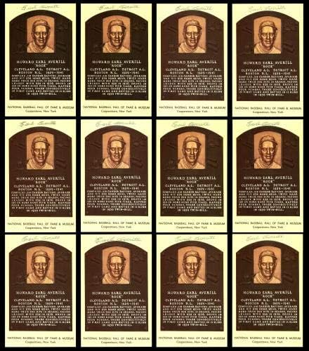 ארל אבריל חתום הוף פלאק גלויה קליבלנד אינדיאנים הרבה של 50 סקאו 172594-ליגת העל לחתוך חתימות