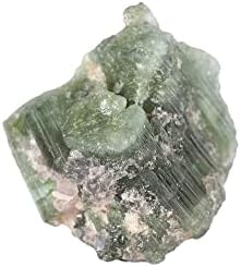 Gemhub גולמי גס ירוק טורמלין אוקטובר אבן לידה 1.85 סמק. אבן חן לעטיפת תיל, קישוט ביתי, קריסטל ריפוי לעטיפת