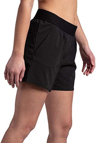 מכנסיים קצרים של חמוצים אתלטיים של BADDLE לנשים עם תקציר פנימי