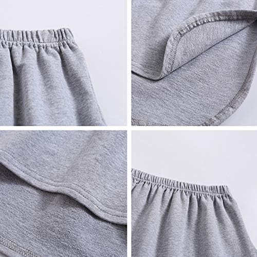 חולצות מאריך לנשים שכבות מיני חצאית פס מזויף למעלה נמוך לטאטא סדיר קומפי מקרית חולצה מרחיבי עבור צועד