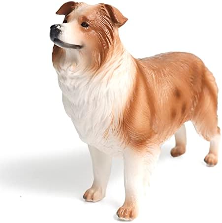 איידינידים כלב פסלונין קולי כלב דמויות פסלונין דמויות כלב חיות מחמד ריאליסטיות כלב מדומה לכלב לחג המולד של יום