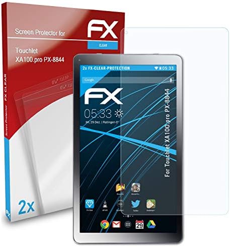 סרט הגנת המסך של Atfolix תואם ל- Touchlet XA100.PRO PX-8844 מגן מסך, סרט מגן אולטרה-ברור FX