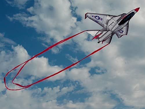 Windnsun Supersed קרב סילון ניילון עפיפון עם תא הטייס 3D, רוחב 57 אינץ '