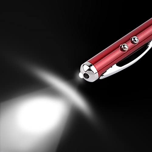 עט רב-פונקציונלי של Aiyiben Metal, חרט מסך מגע, פנס עם אור לבן, אינפרא אדום, מתנות חג מולד ויום הולדת יצירתיות