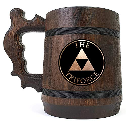 ספל בירה Tloz Triforce, Super Smash Bros Beer Stein, מתנה חובב בירה, משחקי וידאו בירה שטיין, מתנה חנון, מתנה