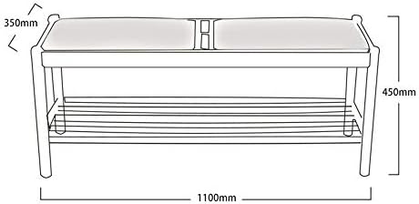 ספסלי נעליים מעץ נעל נעלי נעליים מעץ מדף נעליים ספסל ספסל סלון עם כרית מושב מסדרון חדר שינה מרופד מסדרון מסדרון