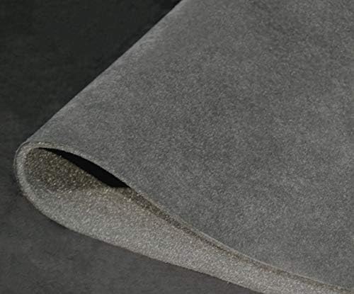 אפור כהה מיקרוסואד דלוקס קצף מגובה בד כותרת עבור פנים המכונית מיקרו זמש פחם גג פאנל בטנה-108 איקס 60