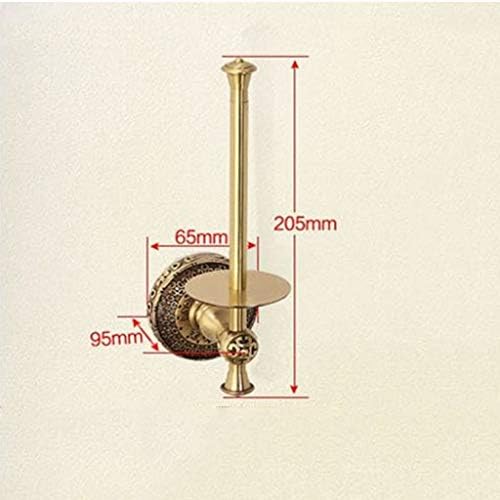 מחזיק גליל מגבת נייר WSZJJ, אביזרי אמבטיה בסגנון נחושת, מחזיק גליל, מחזיק גליל, מחזיק נייר טואלט אנכי