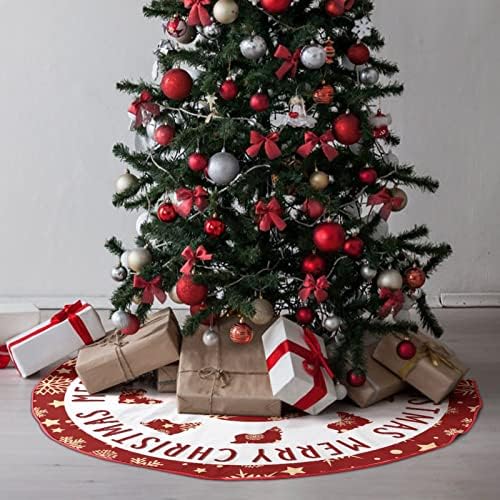 חצאית עץ חג המולד בחורף, צללית לחג המולד צללית חג המולד מחצלת קישוטי חג המולד, מחצלת בסיס עץ חג מולד שמח של 30