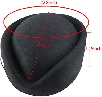 יינג לאן צמר כובע דיילת הפילבוקס כובע דמעה מרתק בסיס מתוק עיצוב