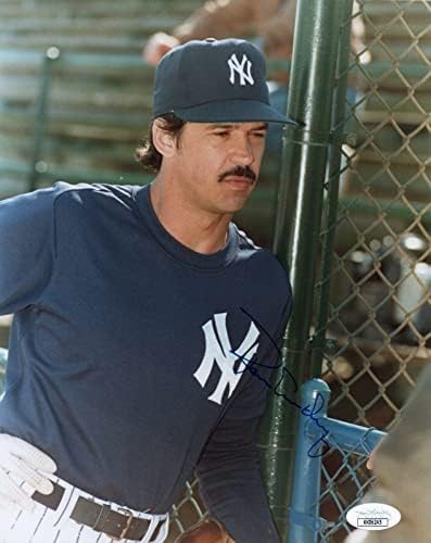 רון Guidry Ny Yankees חתמה על תמונה 8x10 עם JSA COA - תמונות MLB עם חתימה