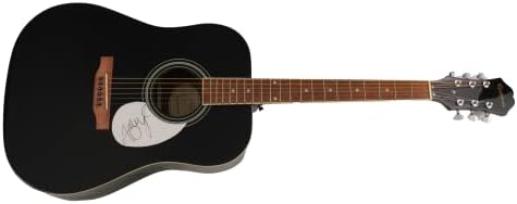 הארי סטיילס חתם על חתימה בגודל מלא גיבסון אפיפון גיטרה אקוסטית עם אימות ג 'יימס ספנס ג' יי. אס. איי. קואה