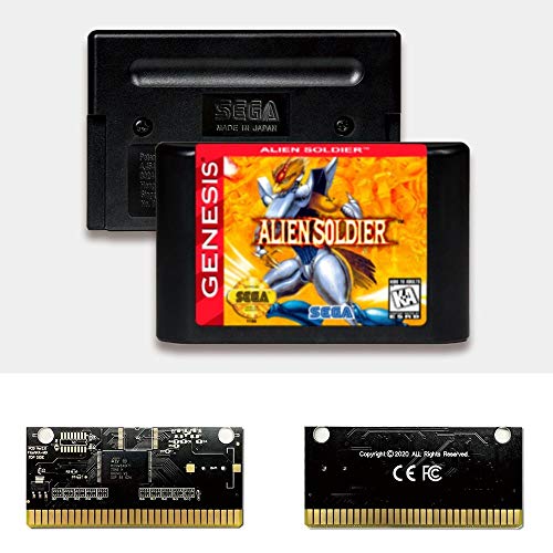 חייל Aditi Alien - ארהב תווית ארהב FlashKit MD Electroless Card Gold PCB עבור Sega Genesis