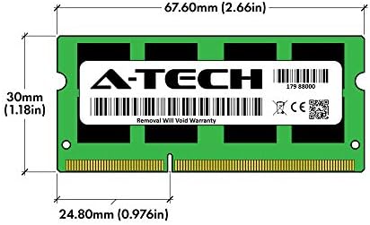 A-Tech 16GB ערכת זיכרון זיכרון זיכרון עבור Dell XPS 15 מחברות-DDR3 1600MHz PC3-12800 Non ECC SO-DIMM 2RX8