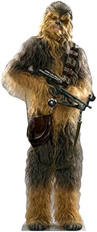 קרטון אנשי Chewbacca גודל חיים סטנדאפ מגזרת קרטון - מלחמת הכוכבים פרק VII: הכוח מתעורר