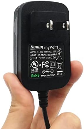 MyVolts 12V מתאם אספקת חשמל תואם/החלפה ל- Sony PS -LX310BT פטיפון - ארהב תקע