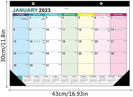 לוח שנה מודפס גדול 2022 לגיל הזהב ביולי 2022 עד דצמבר 2023 לוח השנה של לוח השנה השולחן באנגלית