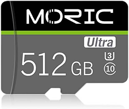 כרטיס זיכרון מיקרו 512 ג ' יגה-בייט עם כרטיס זיכרון מתאם מהירות גבוהה 10 לטלפון נייד, מצלמת דאש,מצלמת