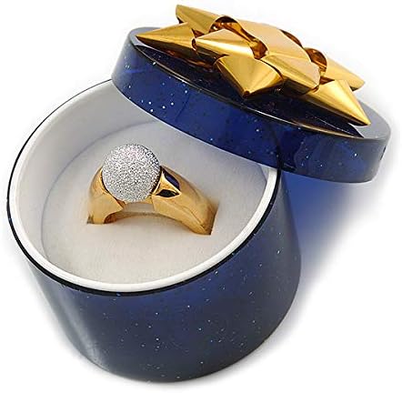 קופסת תכשיטים של טבעת קשת Avalaya נצנצים