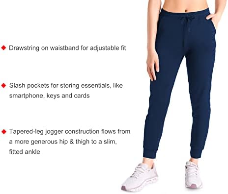 Yogipace, Petite/רגיל/רגיל/גבוה לנשים קל משקל אנטי-סינק-פועלים מכנסי טרנינג מכנסי טרנינג יוגה מכנסיים