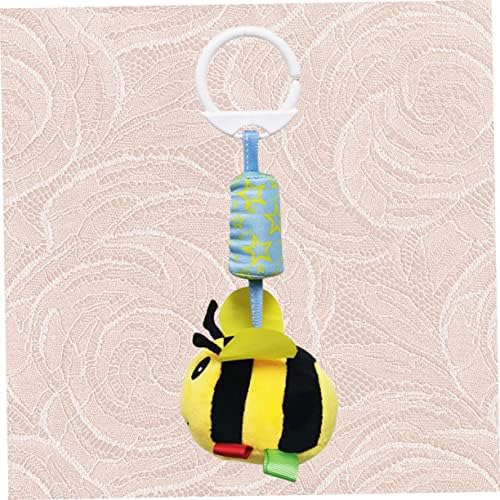 צעצועי בעלי החיים צעצועי דבורת תליית רעשנים מיטת תינוק פעמוני תינוק המיטה תליון צהוב רעשן הפעמון קריקטורה