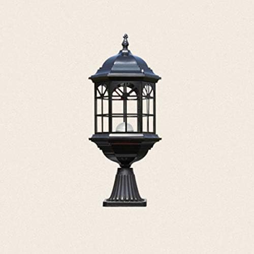 Czdyuf חיצוני בסגנון אירופאי מנורה ראש מנורה קיר קיר חצר רחוב מנורת חיצונית גינה חיצונית וילה שחורה מרפסת דשא