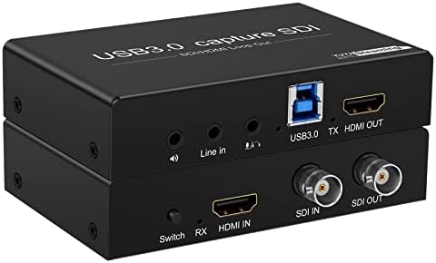 כרטיס SDI לכידת SDI/HDMI ל- USB3.0 מכשיר לכידת וידאו שמע 1080P60FP