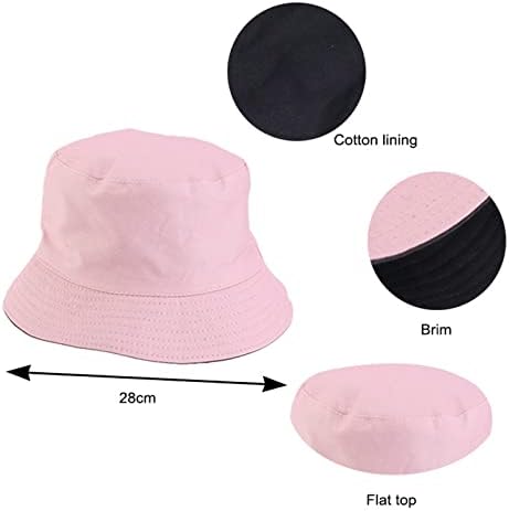 יוניסקס כפול צד ללבוש הפיך דלי כובע טרנדי כותנה אריג בד שמש דיג כובע אופנה כובע זית דלי כובע