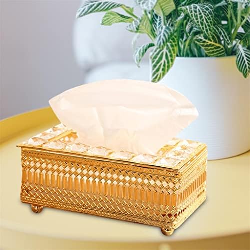 קופסת קופסת רקמות קריסטל SDGH קופסת נייר מלבן למיכל אמבטיה במלון