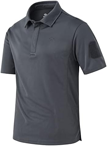 חולצת פולו של Mofiz Mens 2pack יבש מהיר-יבש שרוול קצר שרוול קיץ לחות מזדמנת חולצת גולף פיתול
