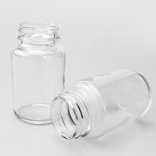 אדמס-בטא 100 מ ל בקבוקון מדגם בקבוקון דגימת נוזל בקבוקי זכוכית בקבוק מגיב, גימור חוט ג ' ל 38, שקוף,