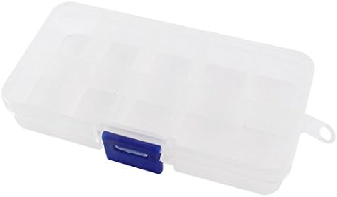 AEXIT פלסטיק 9 מארגני כלים תאים ברגים חלקים אלקטרוניים קופסאות תיבת אחסון תיבות קופסאות קופסאות נקה