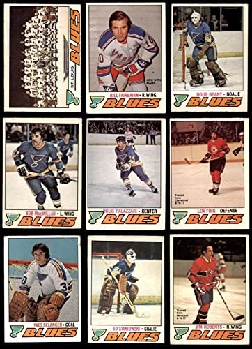 1977-78 O-Pee-Chee St. Louis Blues צוות סט 3.5-VG+-כרטיסי הוקי לא חתומים