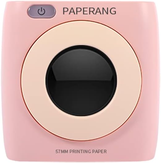 Paperang P2 304DPI Bluetooth נייר תרמי נייד מיני מדפסת מדפסת תרמית מדפסת כיס תואם ל- iOS/אנדרואיד להדרכה,